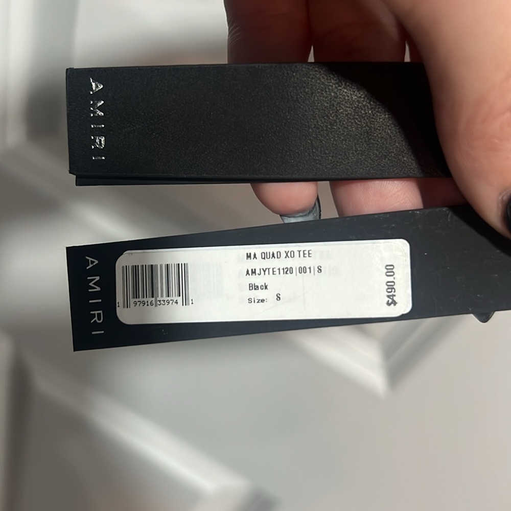 NWT Amiri Black MA Quad Shirt - Picture 5 of 9